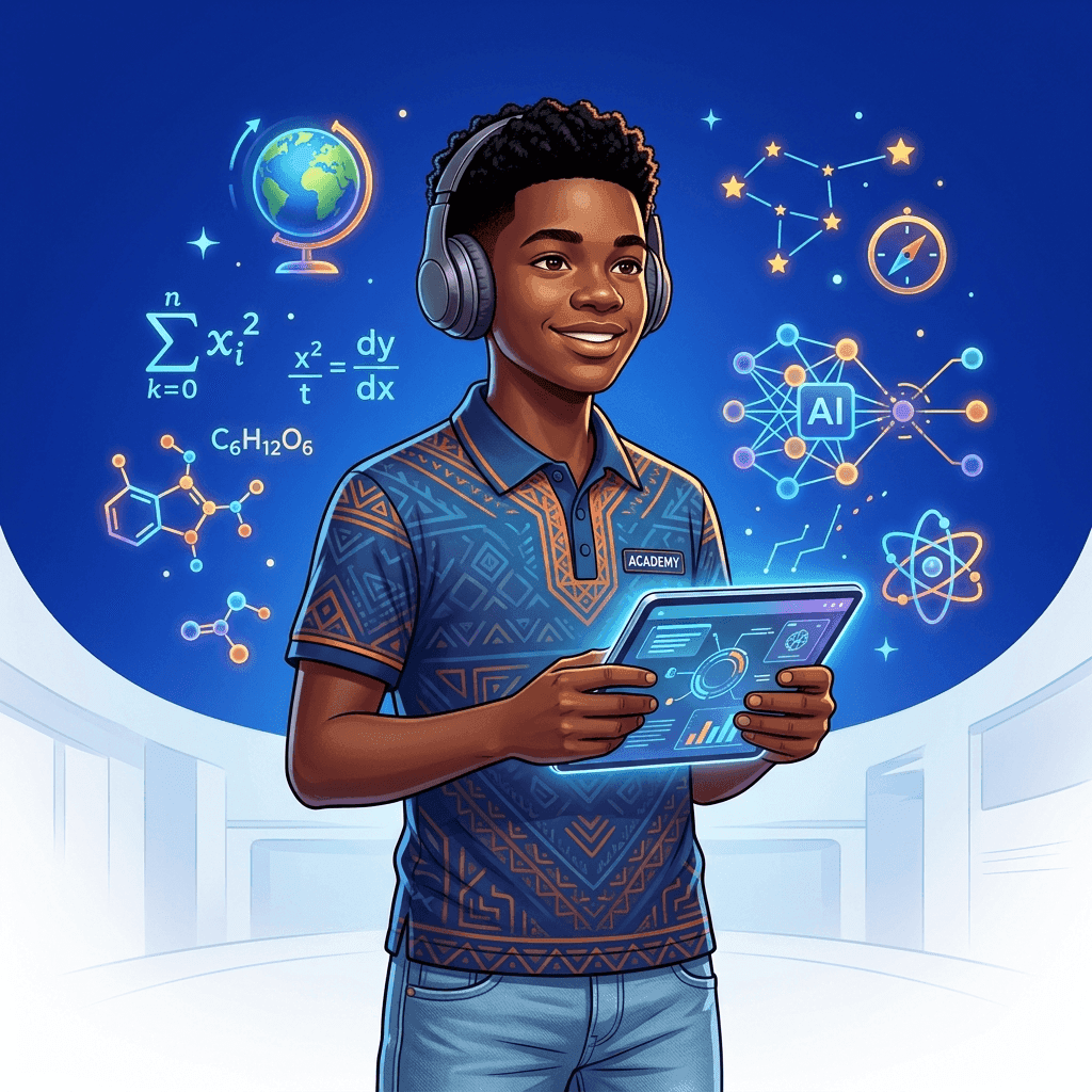 Secondary learner preparing for KCSE examinations